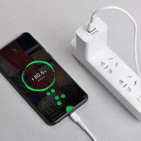 Кабель HOCO X33 Type-C 5A Surge charging data cable White (Цвет Білий) - фото № 7