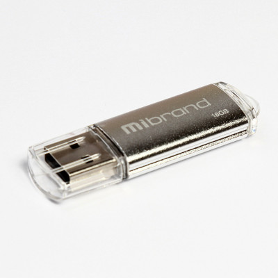 Flash Mibrand USB 2.0 Cougar 16Gb Silver (MI2.0/CU16P1S) - изображение 1