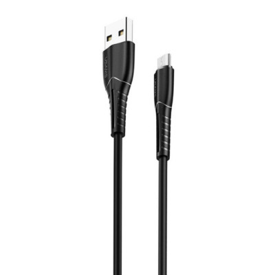 Кабель Usams US-SJ365 U35 Micro Charging Cable 1M Black - изображение 1
