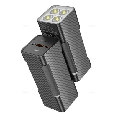 Зовнішній акумулятор HOCO Q15 Flashlight 22.5W fully compatible power bank(10000mAh) Black - изображение 1