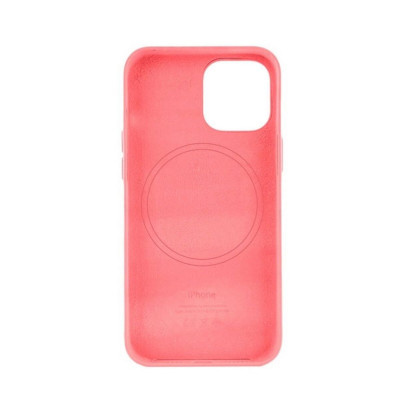 Чохол для смартфона Leather AAA Full Magsafe IC for iPhone 14 Crimson - зображення 2