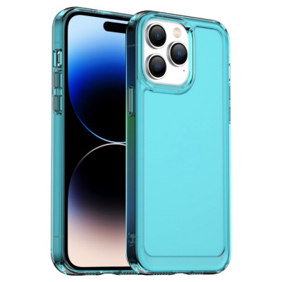 Чохол для смартфона Cosmic Clear Color 2 mm for Apple iPhone 15 Pro Max Transparent Blue (ClearColori15PMTrBlue) - изображение 1