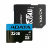 microSDHC (UHS-1) A-DATA Premier 32Gb Class 10 A1 (R-100Mb/s) (adapter SD) (AUSDH32GUICL10A1-RA1)