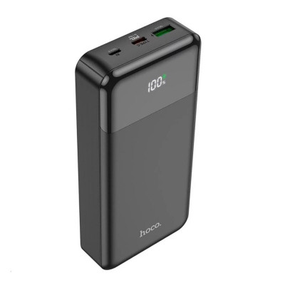 Зовнішній акумулятор HOCO J102A Cool figure PD20W+QC3.0 power bank(20000mAh) Black - изображение 1