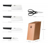 Набір ножів з 6 предметів Xiaomi HuoHou Hot Youth Set Of 6 Stainless Steel - зображення 6