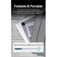 Тримач для телефона Vention Portable Cell Phone Stand Holder for Desk Aluminum Alloy Type Gray (KCZH0) (Колір Gray) - фото № 5
