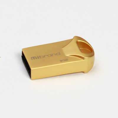 Flash Mibrand USB 2.0 Hawk 8Gb Gold - зображення 1