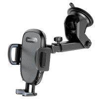 Автотримач для телефона BOROFONE BH53 Windy center console car holder Black Grey (Колір Black-Gray) - фото № 3