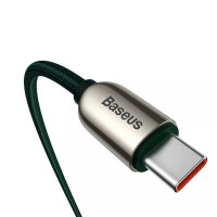 Кабель Baseus Display Fast Charging Data Cable Type-C to Type-C 100W 1m Green (Цвет Зелёный) - фото № 4