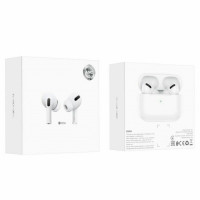Бездротові навушники BOROFONE BW04 Active noise cancelling true wireless BT headset White (Цвет Белый) - фото № 4