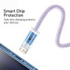 Кабель Baseus Dynamic Series Fast Charging Data Cable USB to iP 2.4A 2m Purple (Фиолетовый)- № 6
