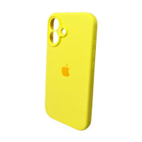 Чохол для смартфона Silicone Full Case AA Camera Protect for Apple iPhone 16 4,Yellow (Цвет 30797) - фото № 4