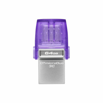 Flash Kingston USB 3.2 DT microDuo 3C 64GB (Type-A/Type-C) (200Mb/s) - изображение 1