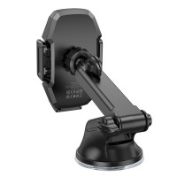 Автотримач для телефона з БЗП BOROFONE BH214 Adelante wireless fast charging car holder(center console) Black (Цвет Черный) - фото № 4