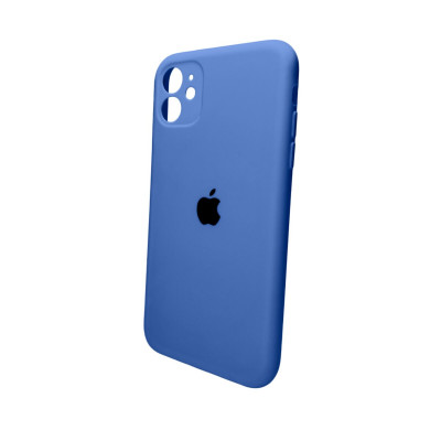 Чохол для смартфона Silicone Full Case AA Camera Protect for Apple iPhone 11 Pro кругл 3,Royal Blue - зображення 1