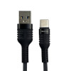 Кабель Mibrand MI-13 Feng World Charging Line USB для Type-C 2A 1м Черный/Серый (MIDC/13TBG)