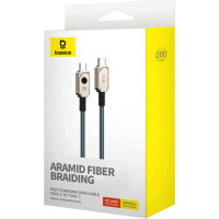 Кабель Baseus Unbreakable Series Fast Charging Data Cable Type-C to Type-C 100W 2m Stellar White (Колір Stellar White) - фото № 2