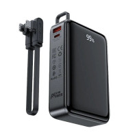 Зовнішній акумулятор ACEFAST M14 PD20W power bank with cable 20000mAh Black (Цвет 7073) - фото № 7