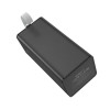 Зовнішній акумулятор HOCO J86A Powermaster 22.5W fully compatible power bank(50000mAh) Black (Черный)- № 3
