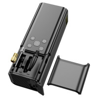 Автомобільний насос HOCO ZP7 Maddy portable smart air pump(5000mAh) Black  - фото № 7