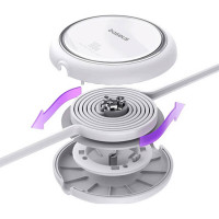 Кабель Baseus Free2Draw Mini Retractable Charging Cable Type-C to Type-C 100W 1m Moon White (Колір Moon White) - фото № 6