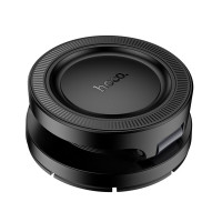 Автотримач для телефона HOCO H61 Show folding ring magnetic car holder (dashboard) Black Metal Gray (Колір Black Metal Gray) - фото № 4