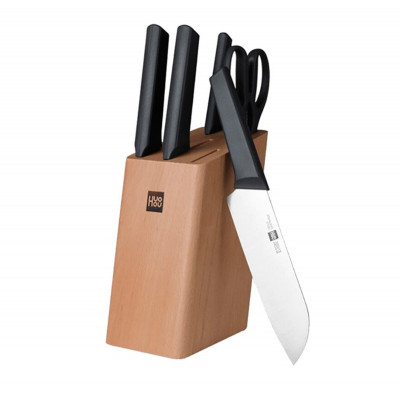 Набір ножів з 6 предметів Xiaomi HuoHou Hot Youth Set Of 6 Stainless Steel - зображення 1