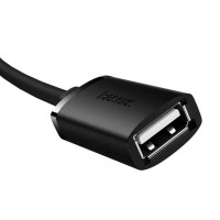 Кабель-подовжувач Baseus AirJoy Series USB2.0 Extension Cable 0.5m Cluster Black (Колір Black) - фото № 2