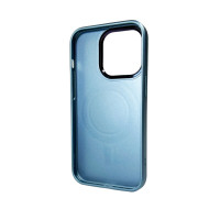 Чохол для смартфона AG Glass Sapphire MagSafe Logo for Apple iPhone 14 Pro Sierra Blue (Цвет Sierra Blue) - фото № 2