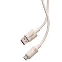Кабель Baseus Habitat Series Fast Charging Cable USB to Type-C 100W 2m Wheat Pink (Колір Wheat Pink) - фото № 3
