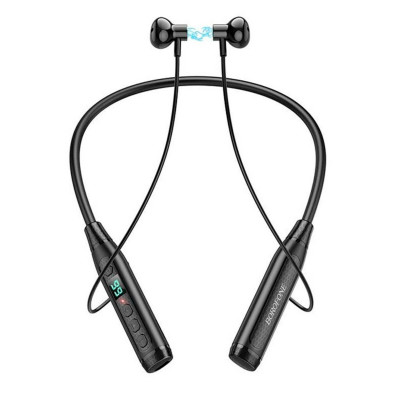 Навушники BOROFONE BE61 Traveller neckband BT earphones Black (BE61B) - зображення 3