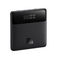 Зовнішній акумулятор Baseus Blade Power Digital Display Fast Charging Power Bank  HD Edition 20000mAh 100W Black (Колір Black) - фото № 5