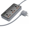 Мережевий подовжувач BOROFONE BAC3A Roy 3 position socket(PD20W/1C3A)(EU) Black (7073)- № 4