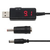 Кабель перетворювач USB-DC 5v to 9v/12v (1m) + перехідник 3.5mm (Black)- № 4