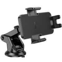 Автотримач для телефона HOCO H37 Cheetah car holder(center console) Black (Колір Черный) - фото № 4