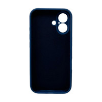 Чохол для смартфона Silicone Full Case AA Camera Protect for Apple iPhone 16 16,Blue (Цвет Синий) - фото № 3