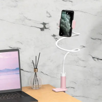 Тримач для телефона HOCO PH23 Balu mobile phone stand Pink White (Цвет Pink White) - фото № 6