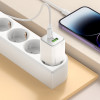 Мережевий зарядний пристрій HOCO N41 Almighty PD20W+QC3.0 charger White (7068)- № 4
