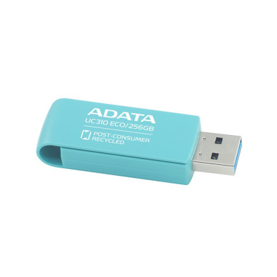 Flash A-DATA USB 3.2 UC310 Eco 256Gb Green - изображение 3