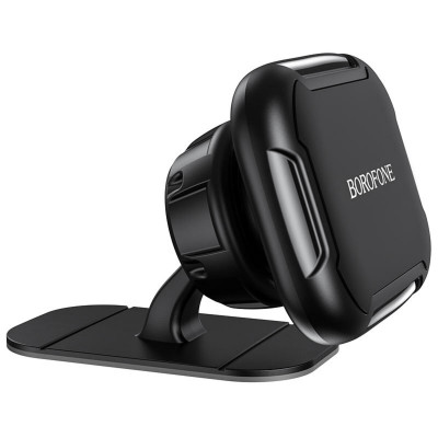Тримач для мобільного BOROFONE BH36 Voyage center console magnetic Black - зображення 4