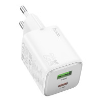 Мережевий зарядний пристрій HOCO N41 Almighty PD20W+QC3.0 charger White (Колір 7068) - фото № 2