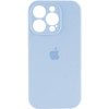 Чохол для смартфона Silicone Full Case AA Camera Protect for Apple iPhone 15 Pro 27,Mist Blue