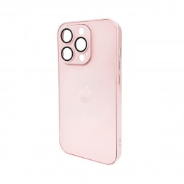 Чохол для смартфона AG Glass Matt Frame Color Logo for Apple iPhone 15 Pro Chanel Pink