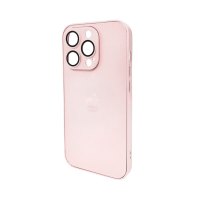 Чохол для смартфона AG Glass Matt Frame Color Logo for Apple iPhone 15 Pro Chanel Pink - изображение 1
