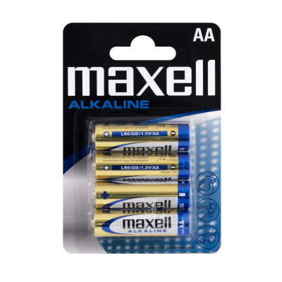 Батарейка MAXELL LR6 4PK BLISTER 4шт (M-723758.04.EU) (4902580163761) - зображення 1