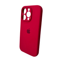Чохол для смартфона Silicone Full Case AA Camera Protect for Apple iPhone 16 Pro Max 21,Rose Red (Цвет Rose Red) - фото № 3