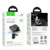 АЗП з FM-модулятором HOCO E86 Alegria 48W dual port PD30W+QC3.0 car BT FM transmitter Black (7073)- № 2