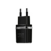 Мережевий зарядний пристрій HOCO C12 Smart dual USB charger Black (7073)- № 3