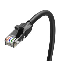 Мережевий кабель Vention Cat.6 UTP Patch Cable 10M Black (Цвет 7073) - фото № 2
