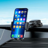 Автотримач для телефона HOCO CA118 Delicate press type center console car holder Space Black (Space-Black)- № 5